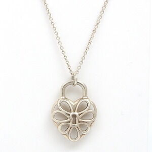 Tiffany Filigree Heart Silver Pendant